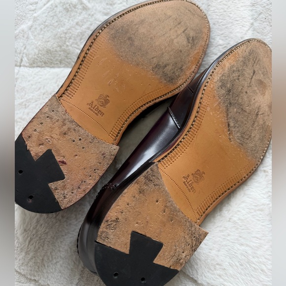 $1,022 Alden Genuine Shell Cordovan Leather Slip On Penny Loafers 10.5 - Picture 10 of 15
